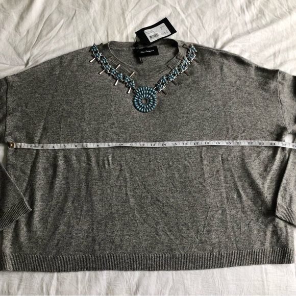 NWT The Kooples Cashmere and Wool Blend Sweater - Picture 5 of 8